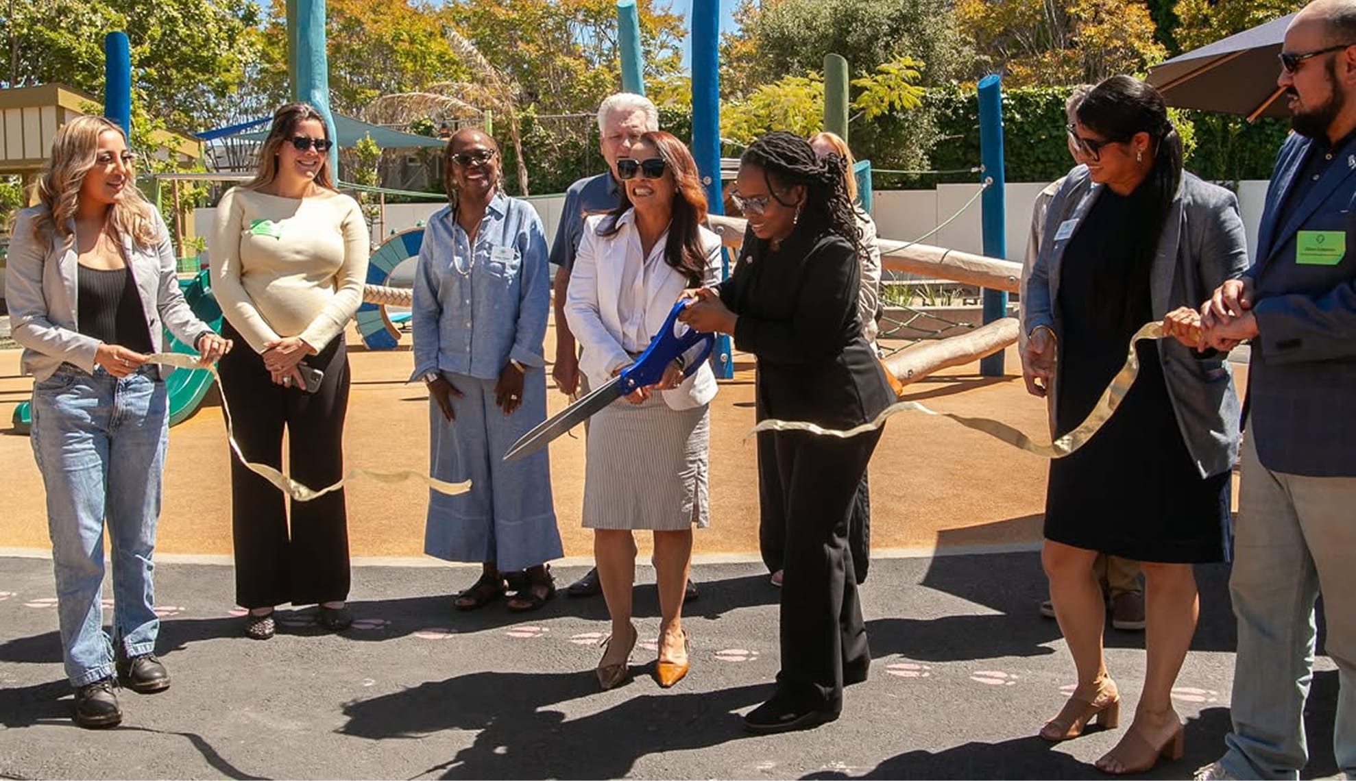 Playground Renovation in Oakland — Saint Vincent's Day Home “Green Oasis”